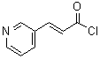 structure of CAS# 1126-72-3, (2E)-3-(3-Pyridinyl)Acryloyl Chloride;3-(3-PYRIDINYL)-2PROPENYLCHLORIDE
