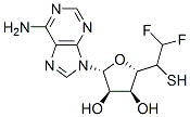 CAS#: 112606-73-2， (2R,3R,4S,5S)-2-(6-Aminopurin-9-Yl)-5-(2,2-Difluoro-1-Sulfanylethyl)Oxolane-3,4-Diol