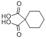 structure of CAS# 1127-08-8, Cyclohexane-1,1-Dicarboxylic Acid;St5411016