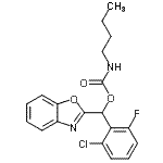 CAS#: 112953-10-3， 1,3-Benzoxazol-2-Yl(2-Chloro-6-Fluorophenyl)Methyl Butylcarbamate