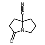 CAS#: 113089-36-4， 3-Oxotetrahydro-1H-Pyrrolizine-7A(5H)-Carbonitrile