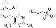 CAS#: 113170-86-8， 2-Hydroxyethanesulfonic Acid - 6-(2,3-Dichlorophenyl)-1,2,4-Triazine-3,5-Diamine (1:1)