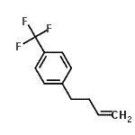 结构式 CAS# 113170-92-6, 1-(3-丁烯-1-基)-4-(三氟甲基)苯