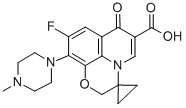 CAS#: 113211-53-3， 9'-Fluoro-10'-(4-Methyl-1-Piperazinyl)-7'-Oxospiro(Cyclopropane-1,3'(2'H)-(7H)Pyrido(1,2,3-De)(1,4)Benzoxazine)-6'-Carboxylic Acid