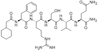 CAS#: 113584-01-3， N-(Cyclohexylacetyl)-L-Phenylalanyl-L-Arginyl-L-Seryl-L-Valyl-L-Glutamamide
