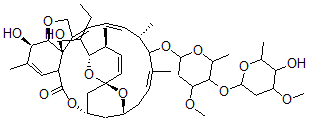 CAS#: 113665-89-7， alpha,5-O-demethyl-Avermectin A1