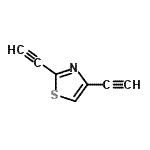 CAS#: 113705-26-3， 2,4-Diethynyl-1,3-Thiazole