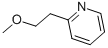 structure of CAS# 114-91-0, Metyridinum;2-(.Beta.-Methoxyethyl)Pyridine;2-(2-Pyridyl)Ethyl Methyl Ether;2-Pyridyl-2-Methoxyethane