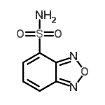 structure of CAS# 114322-13-3, 2,1,3-Benzoxadiazole-4-Sulfonamide;benzo[c][1,2,5]oxadiazole-4-sulfonamide;benzo[c]1,2,5-oxadiazole-4-sulfonamide;Benzofurazan-4-sulfonamide