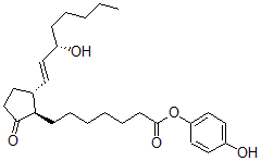 CAS#: 114495-95-3， 11-Deoxyprostaglandin E1 4-Hydroxyphenyl Ester