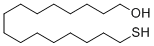structure of CAS# 114896-32-1, 16-Mercapto-1-Hexadecanol;16-MERCAPTO-1-HEXADECANOL;16-MERCAPTOHEXADECAN-1-OL
