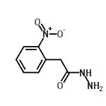 结构式 CAS# 114953-81-0, 2-(2-硝基苯基)乙酰肼