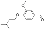 structure of CAS# 114991-69-4, 3-Methoxy-4-(3-Methylbutoxy)Benzaldehyde;4-Isopentyloxy-3-Methoxy-Benzaldehyde;4-Isopentyloxy-3-Methoxybenzaldehyde;4-Isoamoxy-3-Methoxy-Benzaldehyde