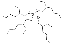 structure of CAS# 115-82-2, Tetrakis(2-Ethylhexoxy)Silane;Tetra(2-Ethylhexyl) Silicate;Tetrakis(2-Ethylhexyl) Silicate;Tetrakis(2-Ethylhexyl) Orthosilicate