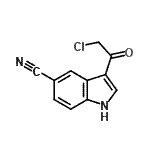 CAS#: 115027-08-2， 3-(2-Chloroacetyl)-1H-Indole-5-Carbonitrile
