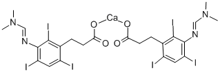 CAS#: 1151-11-7， Calcium 3-[3-(Dimethylaminomethylideneamino)-2,4,6-Triiodophenyl]Propanoate