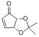 structure of CAS# 115509-13-2, (3aR,6aR)-3a,6a-Dihydro-2,2-Dimethyl-4H-Cyclopenta-1,3-Dioxol-4-One;(-)-(3AR,6AR)-3A,6A-DIHYDRO-2,2-DIMETHYL-4H-CYCLOPENTA-1,3-DIOXOL-4-ONE;(3Ar,6Ar)-2,2-Dimethyl-3Ah-Cyclopenta[D][1,3]Dioxol-4(6Ah)-One;(3Ar,6Ar)-3A,6A-Dihydro-2...