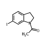 CAS#: 115666-43-8， 1-(6-Iodo-2,3-Dihydro-1H-Indol-1-Yl)Ethanone