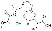 CAS#: 115666-98-3， 6-[(1R)-1-[(2R)-3-Hydroxy-2-Methoxypropanoyl]Oxyethyl]Phenazine-1-Carboxylic Acid