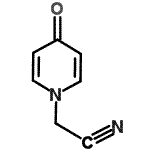 CAS#: 115698-15-2， (4-Oxo-1(4H)-Pyridinyl)Acetonitrile