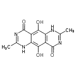CAS#: 115705-62-9， 5,10-Dihydroxy-2,7-Dimethyl-1,6-Dihydropyrimido[4,5-g]Quinazoline-4,9-Dione