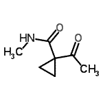 CAS#: 116195-49-4， 1-Acetyl-N-Methylcyclopropanecarboxamide