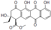 CAS#: 116235-59-7， (1R,2R)-2-Ethyl-2,5,7-trihydroxy-4,6,11-triketo-1,3-dihydrotetracene-1-carboxylic acid methyl ester