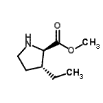 CAS#: 116262-75-0， Methyl (3R)-3-Ethyl-D-Prolinate