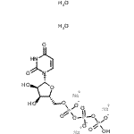结构式 CAS# 116295-90-0, 尿苷5'-三磷酸酯三钠盐
