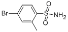 structure of CAS# 116340-67-1, 4-Bromo-2-Methyl-Benzenesulfonamide;4-Bromo-2-Methylbenzene-1-Sulfonamide;Benzenesulfonamide, 4-Bromo-2-Methyl-;4-BROMO-2-METHYLBENZENESULFONAMIDE