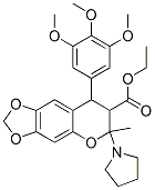 CAS#: 116409-00-8， Ethyl 6-Methyl-6-Pyrrolidin-1-Yl-8-(3,4,5-Trimethoxyphenyl)-7,8-Dihydropyrano[6,5-f][1,3]Benzodioxole-7-Carboxylate