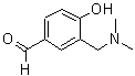 structure of CAS# 116546-04-4, 3-[(Dimethylamino)Methyl]-4-Hydroxybenzaldehyde;3-((dimethylamino)methyl)-4-hydroxybenzaldehyde;3-[(dimethylamino)methyl]-4-hydroxybenzaldehyde;3-Dimethylaminomethyl-4-hydroxy-benzaldehyde
