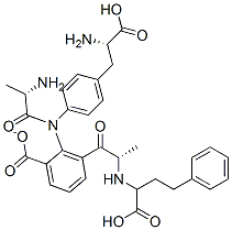 CAS#: 116560-97-5， N-(1-Carboxy-3-phenylpropyl)-alanyl-alanyl-phenylalanine-4-aminobenzoate