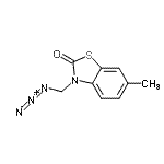 CAS#: 116757-17-6， 3-(Azidomethyl)-6-Methyl-1,3-Benzothiazol-2(3H)-One
