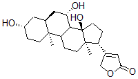 CAS#: 1173-21-3， 4-[(3S,5S,7S,10S,13R,14S,17R)-3,7,14-Trihydroxy-10,13-Dimethyl-1,2,3,4,5,6,7,8,9,11,12,15,16,17-Tetradecahydrocyclopenta[a]Phenanthren-17-Yl]-5H-Furan-2-One