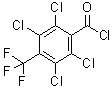structure of CAS# 117338-22-4, 2,3,5,6-Tetrachloro-4-(Trifluoromethyl)Benzoyl Chloride;2,3,5,6-Tetrachloro-4-(trifluoromethyl)-benzoyl chloride;2,3,5,6-Tetrachloro-4-trifluoromethyl-benzoyl;2,3,5,6-Tetrachloro-4-trifluoromethyl-benzoylchloride