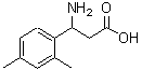 结构式 CAS# 117391-54-5, 3-氨基-3-(2,4-二甲基苯基)丙酸