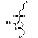 CAS#: 117420-87-8， 5-(Butylsulfonyl)-2-(Methylsulfanyl)-1,3-Thiazol-4-Amine