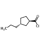CAS#: 117694-65-2， (1R,3R)-3-Propylcyclopentanecarbonyl Chloride