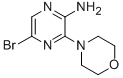 structure of CAS# 117719-17-2, 5-Bromo-3-(4-Morpholinyl)-2-Pyrazinamine;5-Bromo-3-Morpholin-4-Ylpyrazin-2-Amine;5-Bromo-3-Morpholinopyrazin-2-Amine