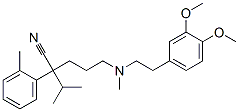 CAS#: 117721-47-8， 2-(2-Methylphenyl)-2-isopropyl-5-(N-2-(3,4-dimethoxyphenyl)ethyl-N-methylamino)valeronitrile
