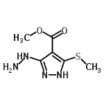 CAS#: 117736-55-7， Methyl 3-Hydrazino-5-(Methylsulfanyl)-1H-Pyrazole-4-Carboxylate