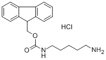 结构式 CAS# 118119-32-7, (5-氨基戊基)-氨基甲酸 9H-芴-9-基甲基酯