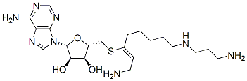 CAS#: 118436-57-0， (2S,3S,4R,5R)-2-[[1-Amino-8-(3-Aminopropylamino)Octan-3-Yl]Sulfanylmethyl]-5-(6-Aminopurin-9-Yl)Oxolane-3,4-Diol