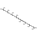 CAS#: 118574-77-9， (6E,10E,12E,14E,16E,18E,22Z,26E)-2,6,10,14,19,23,27,31-Octamethyldotriaconta-2,6,10,12,14,16,18,22,26,30-Decaene
