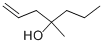 结构式 CAS# 1186-31-8, (4S)-4-甲基庚-1-烯-4-醇