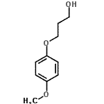 structure of CAS# 118943-21-8, 3-(4-Methoxyphenoxy)-1-Propanol;3-(4-Methoxyphenoxy)-1-propanol;3-(4-Methoxyphenoxy)propanol;575429_ALDRICH