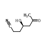 CAS#: 119136-80-0， (4R)-4-Hydroxy-6-Oxoheptanenitrile