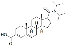 CAS#: 119190-36-2， 17-(N,N,-Diisopropylcarbamoyl)Androst-3,5-Diene-3-Carboxylic Acid