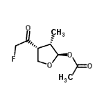 CAS#: 119232-93-8， (2R,3S,4R)-4-(Fluoroacetyl)-3-Methyltetrahydro-2-Furanyl Acetate